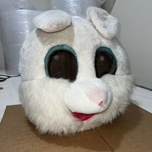 Dan Dee Big Greeter Easter Rabbit Bunny Head Mask Costume Mascot Adult Size